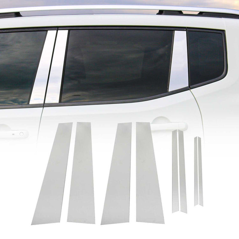 Rivestimento del montante della porta del montante B per Opel Insignia B 2017-2024 in acciaio inox argento 8x