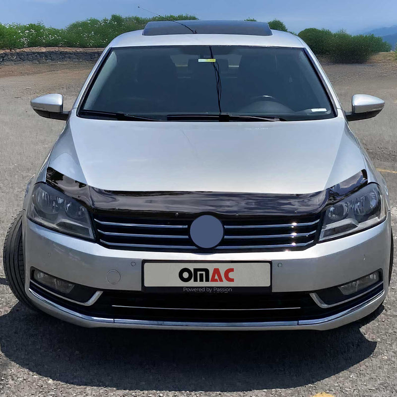 Deflettore cofano protezione insetti e pietre per VW Passat 2011-2015 scuro