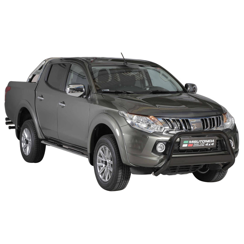 Protezione anteriore per Mitsubishi L200 2015-2018 ø63mm acciaio nero