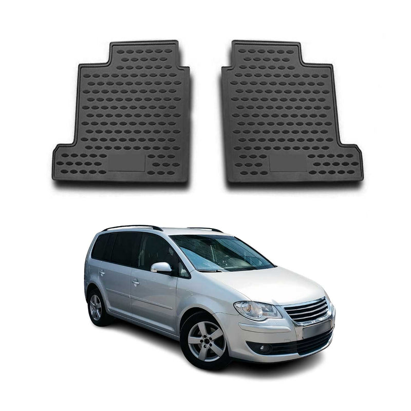 Tappetini VW Touran 2003-2015 TPE Nero 2 pezzi