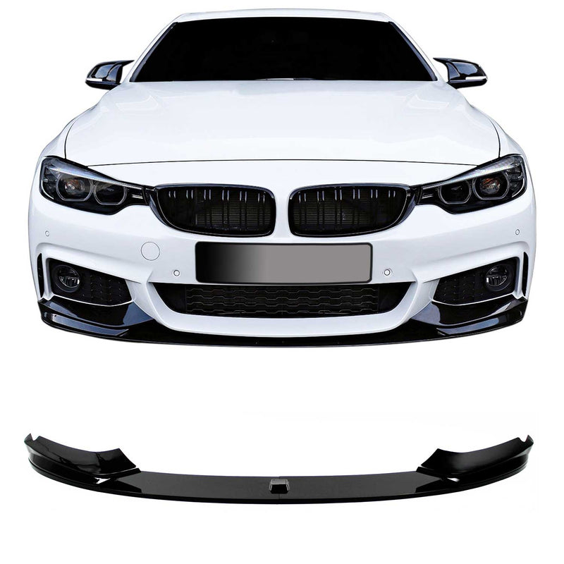 Paraurti anteriore JOM con spoiler per BMW F32/ F33/ F36 2013-2021, nero lucido