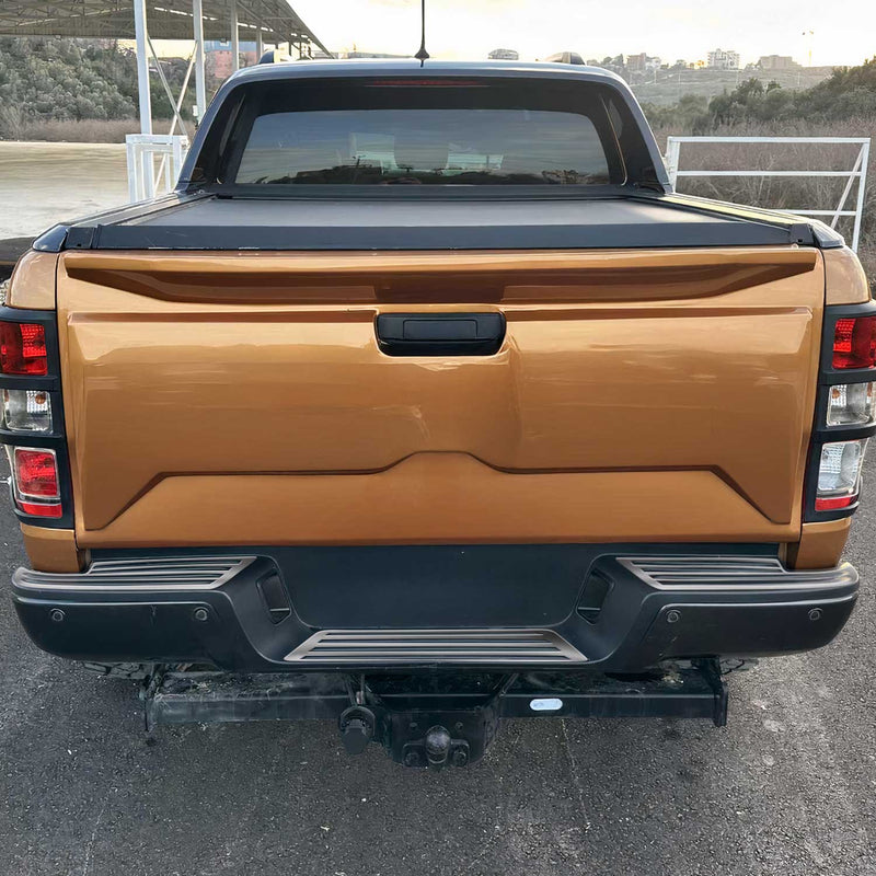 Protezione paraurti per soglia di carico per Ford Ranger 2015-24 in acciaio inox cromato, 3 pezzi