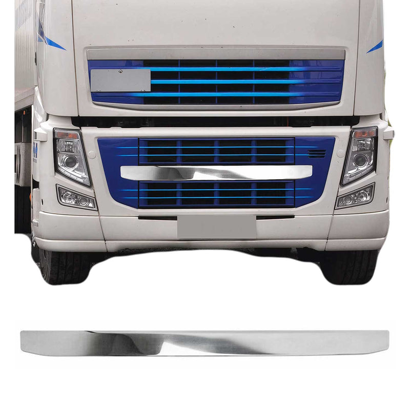 Strisce per griglia radiatore per Volvo FH 2012-2020 in acciaio inox argento 1 pezzo