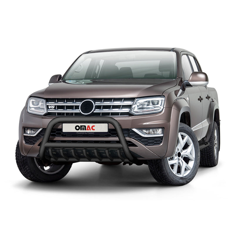 Protezione anteriore per VW Amarok 2016-2021 con ABE acciaio nero