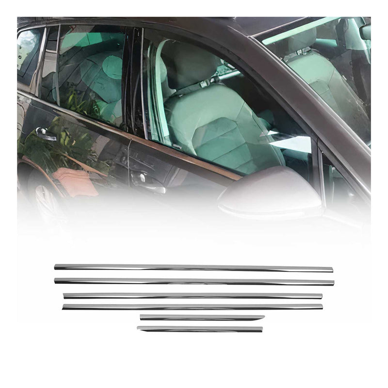 Listelli decorativi per finestrini per VW Golf mk7 Variant 2013-2020 in acciaio inox cromato 6 pezzi