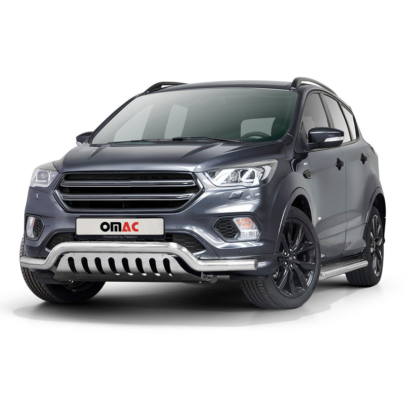 Edelstahl Frontschutzbügel für Ford Kuga 2017-2025 ABE Silber Schutz