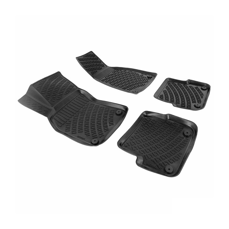 Tappetini Seat Exeo 2008-2013 tagliati su misura in TPE nero, 4 pezzi