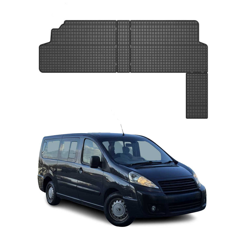 2007-2016 Fiat Scudo Fußmatten TPE Schwarz 2 tlg
