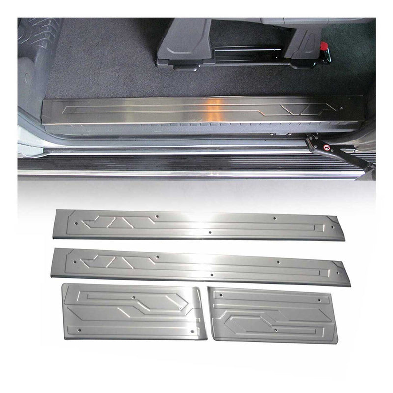 Soglie delle porte per Ford Transit Tourneo Custom in acciaio inox 4x
