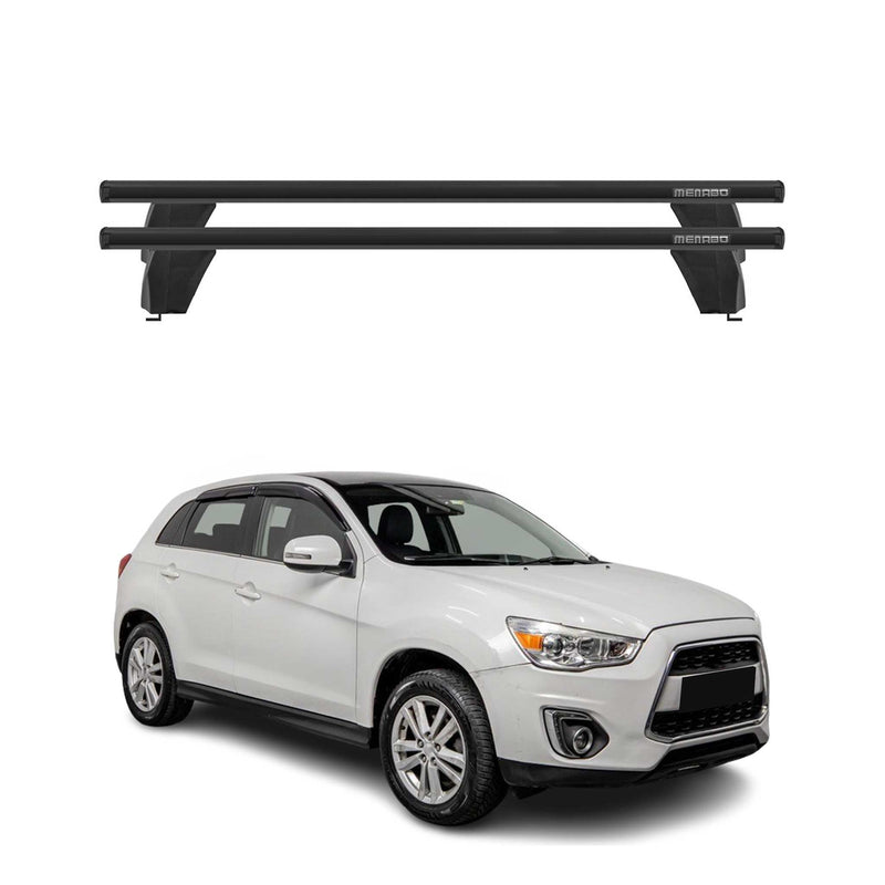 Barre trasversali portatutto Menabo per Mitsubishi ASX 2010-2019 ABE alluminio nero