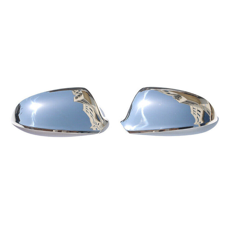 Calotte specchietti retrovisori per Opel Astra J 2009-2015 in acciaio inox argento 2 pezzi