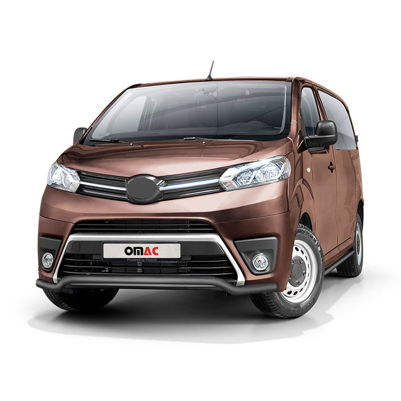 Frontbügel Frontschutzbügel Schutz für Toyota Proace 2016-2022 ABE Stahl Schwarz