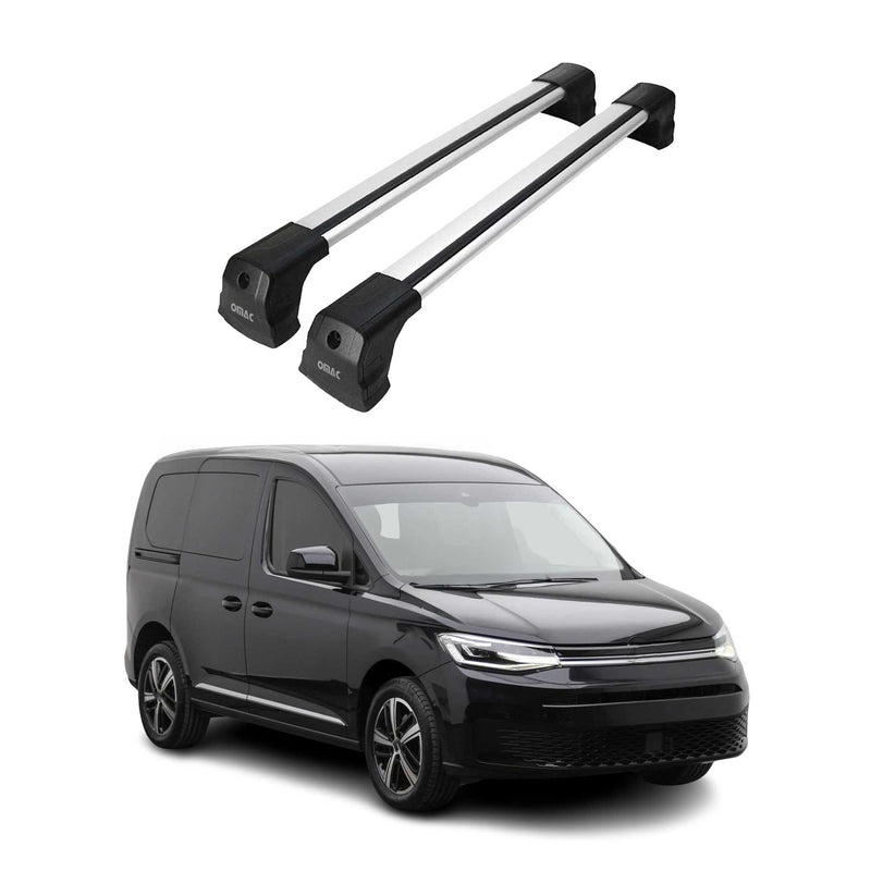 Dachträger Gepäckträger für VW ID.Buzz 2022-2025 Grundträger Aluminium Grau 2x