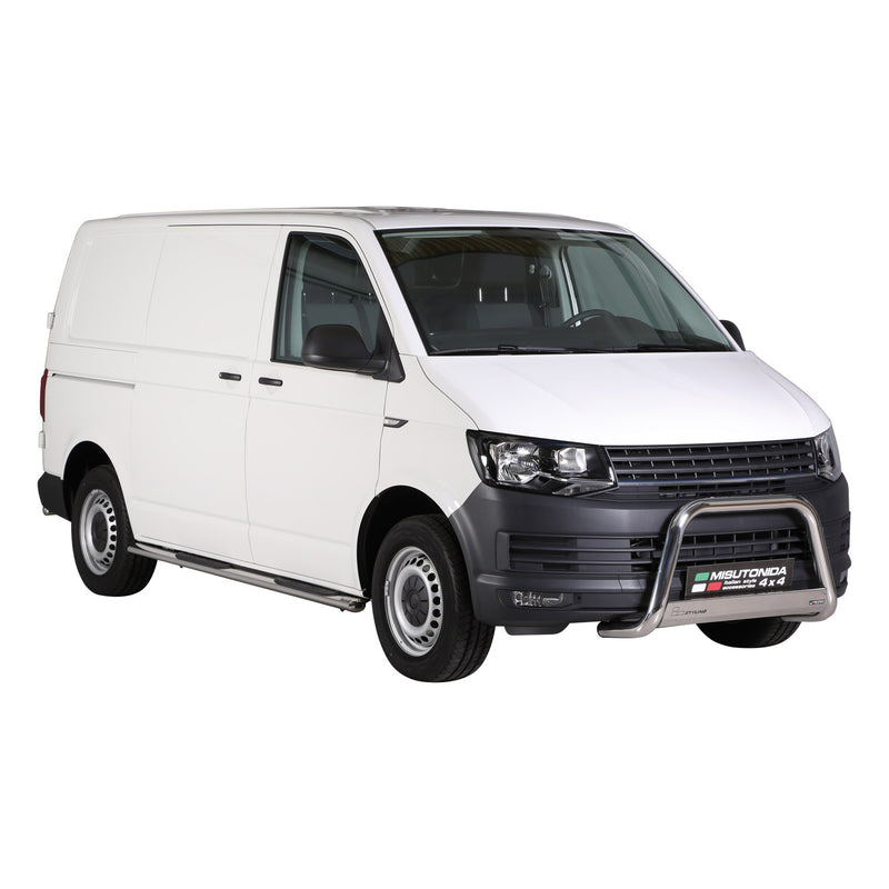 Protezione anteriore per VW T6 T6.1 2015-2024 ø63mm acciaio argento