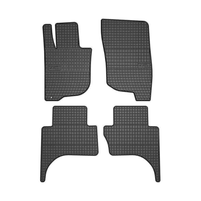 Tappetini Mitsubishi L200 2014-2024 in TPE nero, 4 pezzi