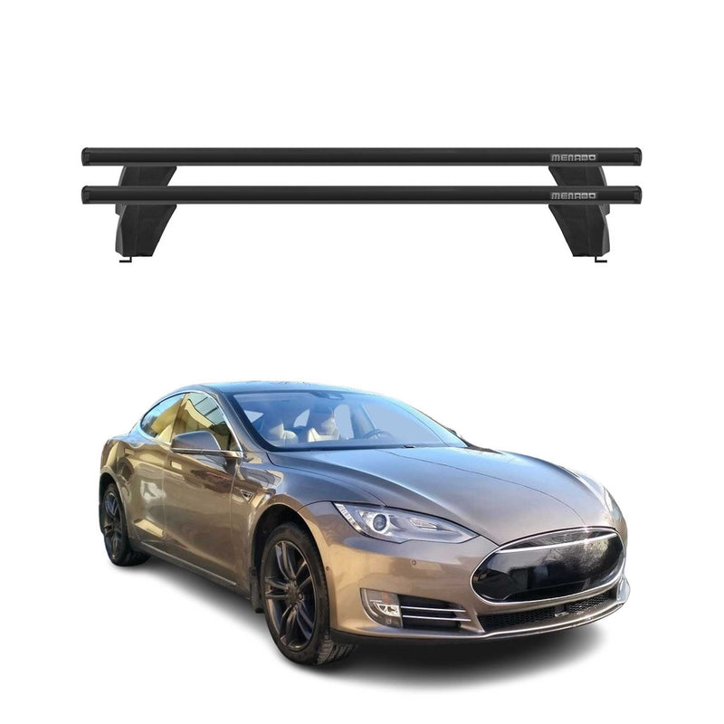 Barre portatutto Menabo per Tesla Model S 100D 2012-2017 ABE in alluminio nero