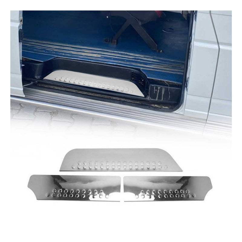Soglie delle portiere per VW Transporter T4 1990-2003 in acciaio inox 3x