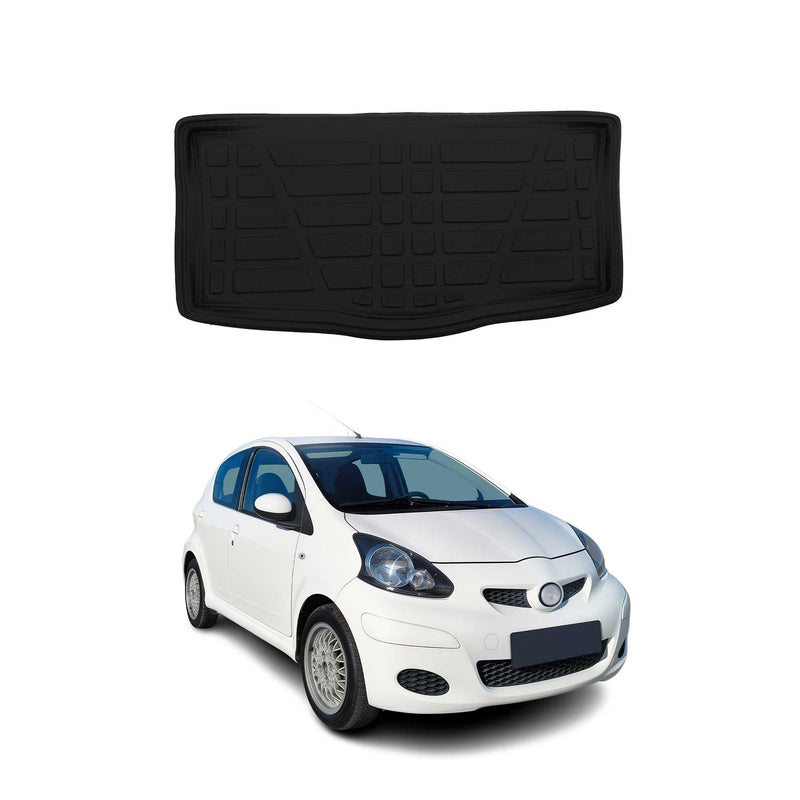Kofferraumwanne Laderaumwanne für Toyota Aygo 2005-2014 Schrägheck Gummi TPE