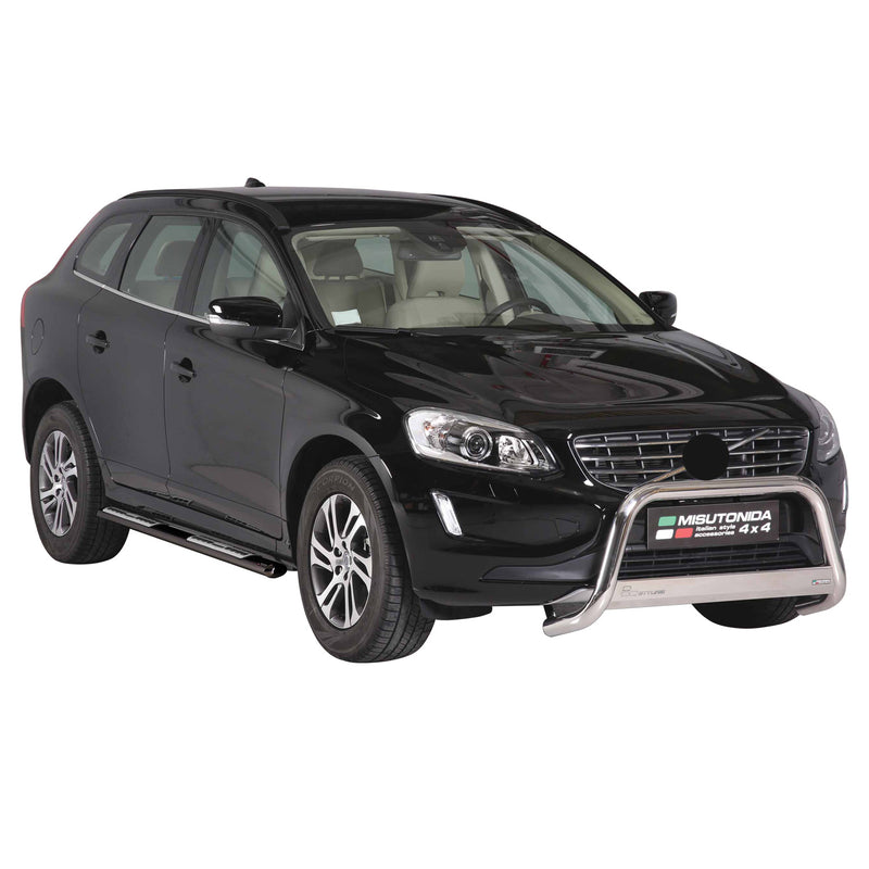Edelstahl Seitenschweller Schwellerrohre für Volvo XC60 2014-2017 Schwarz