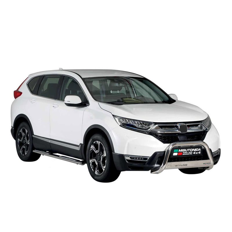 Minigonne laterali in acciaio per Honda CR-V Hybrid 2019-2020 Argento