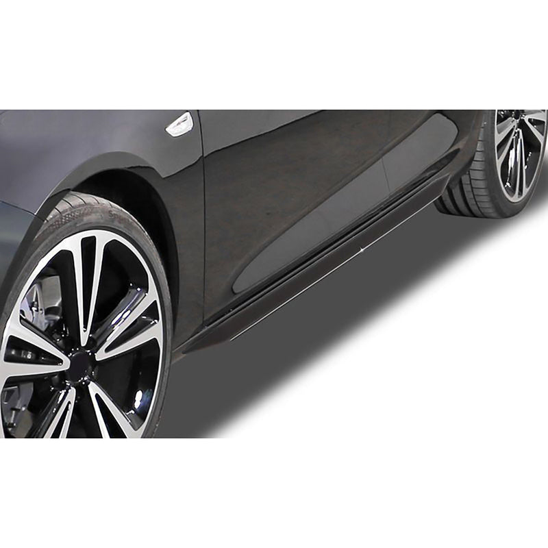 Minigonne laterali RDX per Seat Leon Toledo 1999-2004 ABS nero lucido