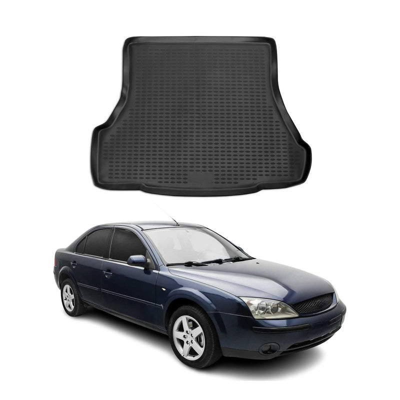 Tappetino per bagagliaio in gomma TPE per Ford Mondeo mk3 2000-2007 nero