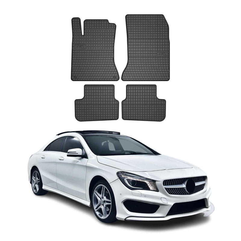2013-2019 Mercedes CLA C117 Fußmatten TPE Schwarz 4 tlg