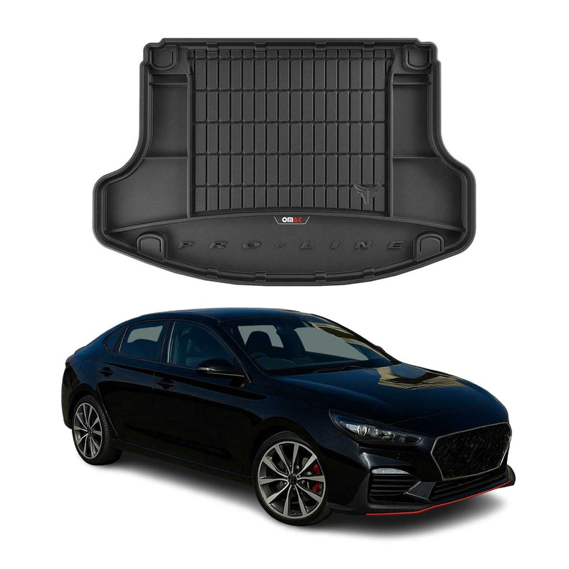 OMAC Gummi Kofferraumwanne für Hyundai i30 Fastback Nperformance 2017-2020 TPE