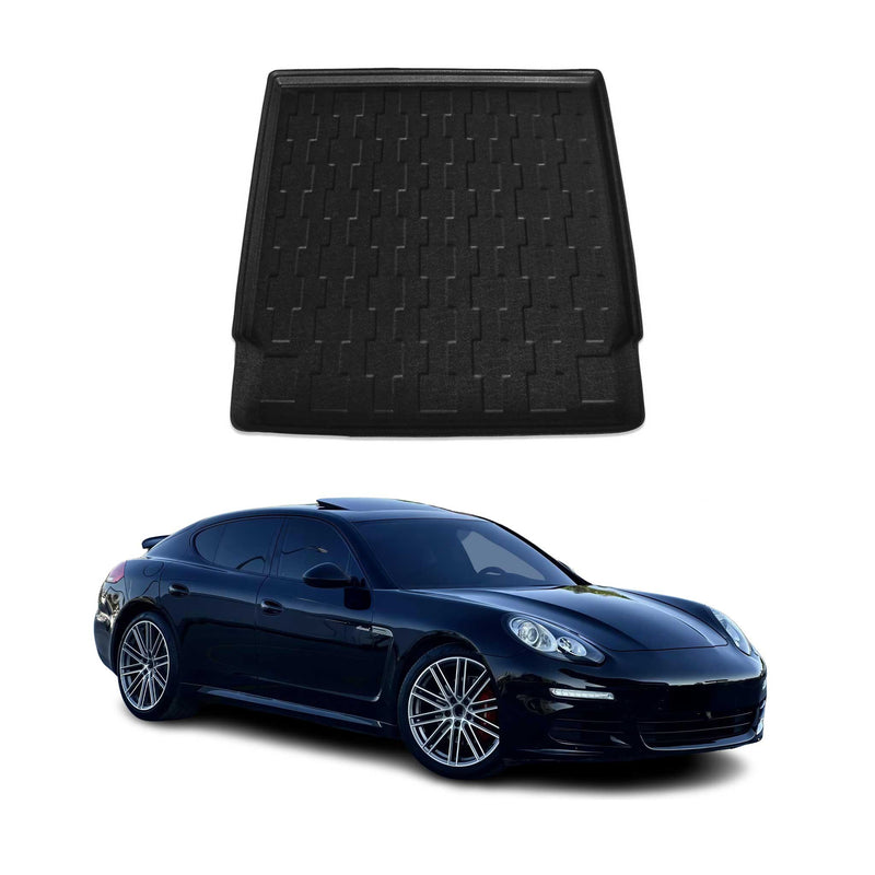 Vasca baule per Porsche Panamera 2010-2016 in gomma TPE nera