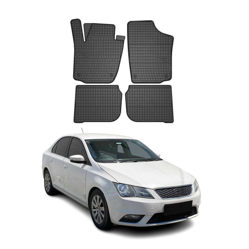 Tappetini Seat Toledo 2002-2019 TPE Nero 4 pezzi