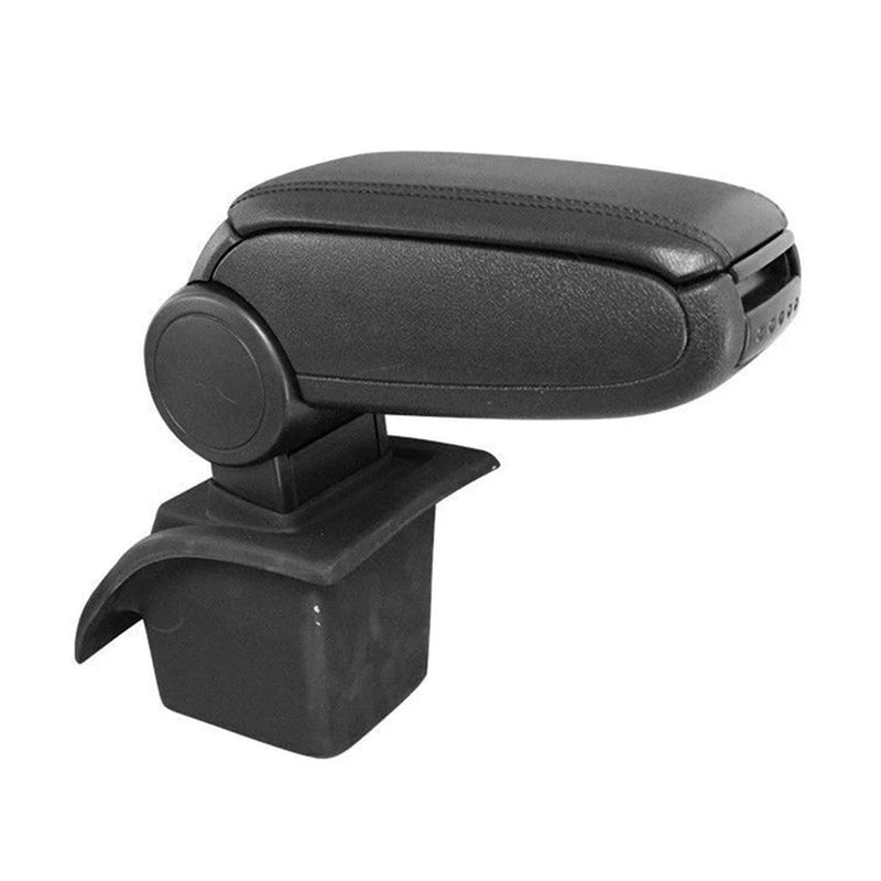 Bracciolo centrale per Ford Focus 2 2004-2011 in similpelle nera