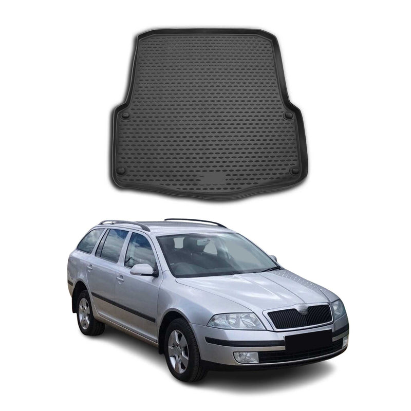 Tappetino per bagagliaio in gomma TPE per Skoda Octavia Combi 2004-2012