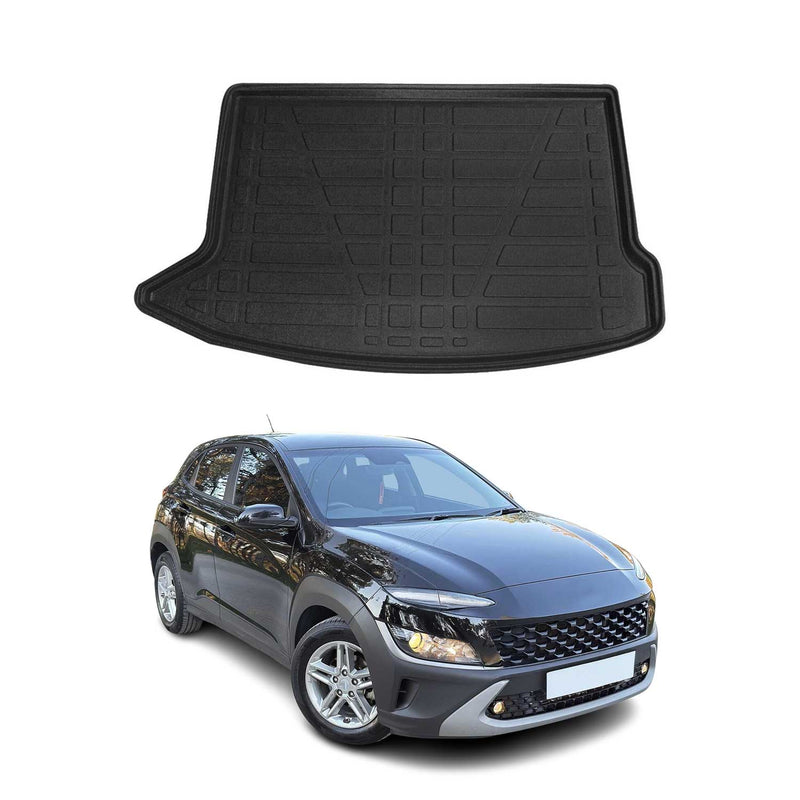 Vasca per bagagliaio per Hyundai Kona 2018-2025 con kit di riparazione ruote