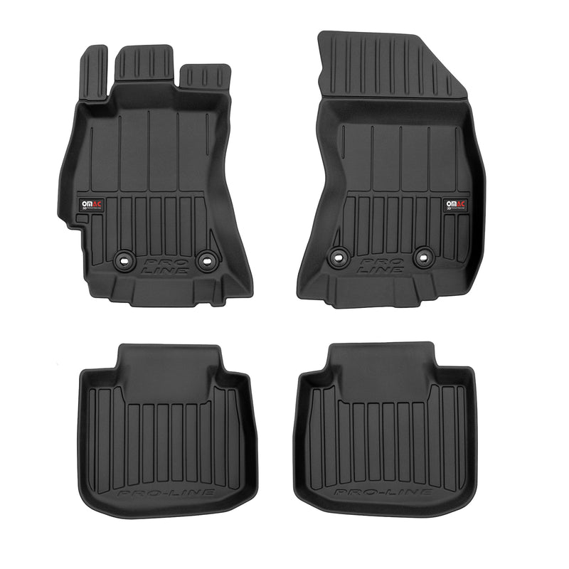 Tappetini in TPE neri per Subaru Outback V BS 2014-2019, 4 pezzi