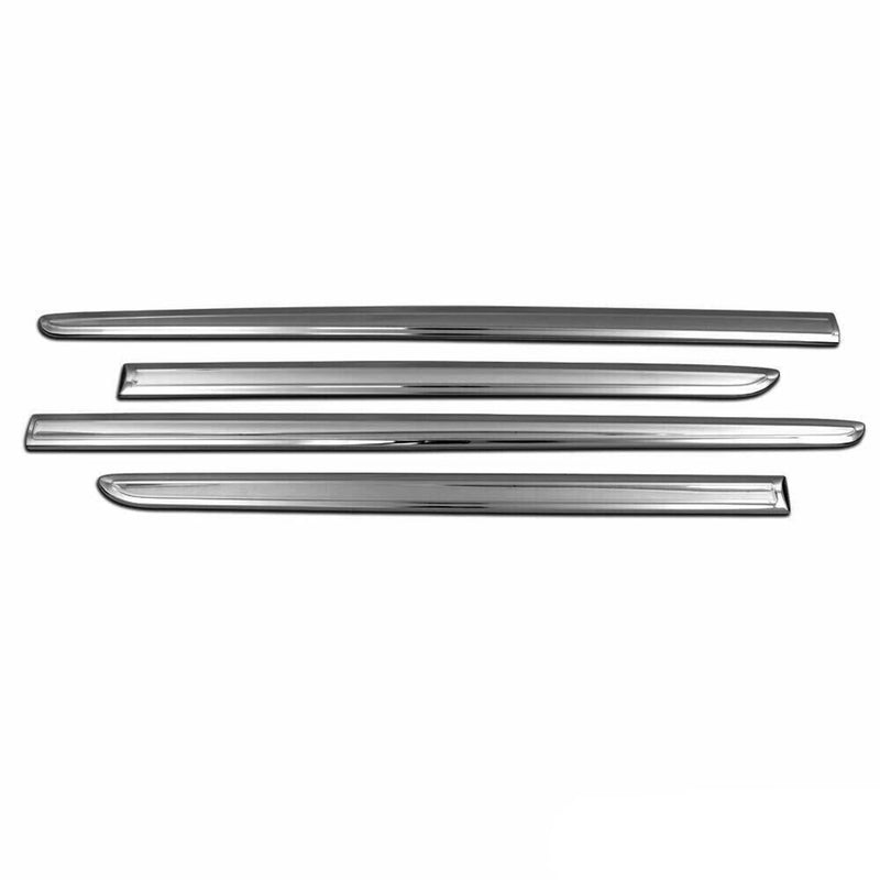 Striscia di protezione per portiera laterale per VW Caddy 2015-2020 cromata scura 4x