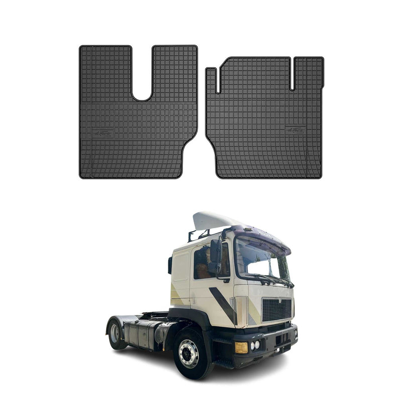 Tappetini in gomma neri MAN F90 1994-1998, 2 pezzi