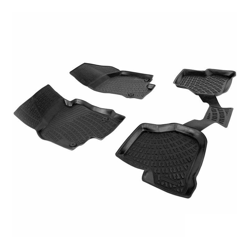 Tappetini Seat Toledo 2004-2009 tagliabili in TPE nero 4 pezzi