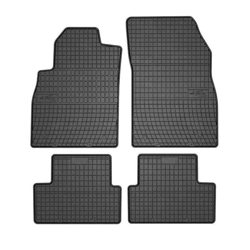 Tappetini Chevrolet Orlando 2010-2018 in TPE nero, 4 pezzi