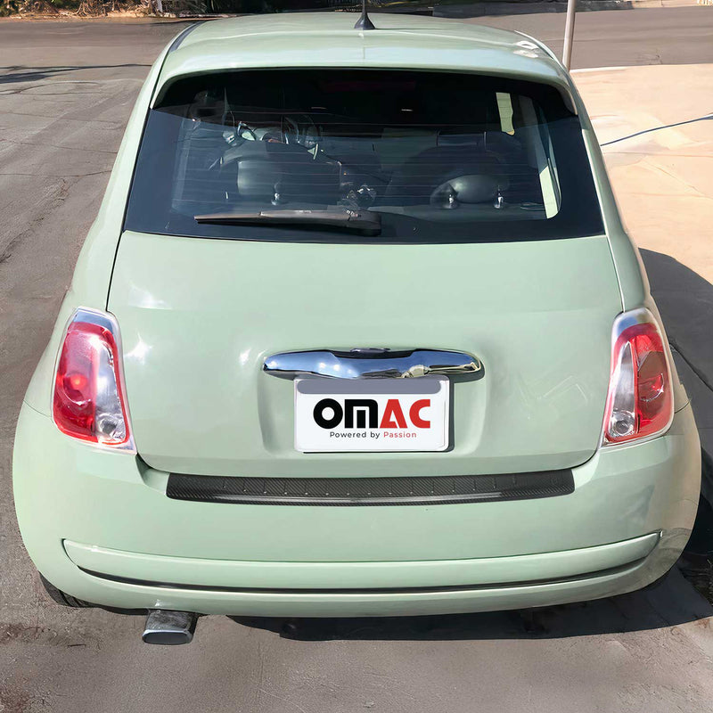 Protezione paraurti soglia di carico per Fiat 500 500C 2007-2024 in fibra di carbonio