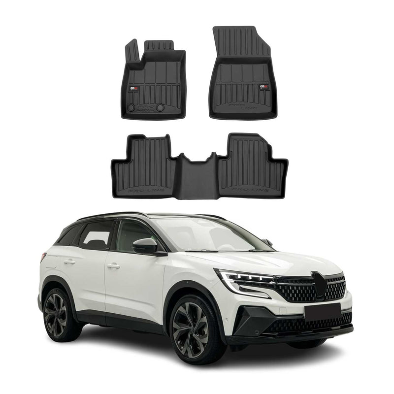 Tappetini Renault Austral RHN 2022-2025 in TPE Nero 3 pezzi