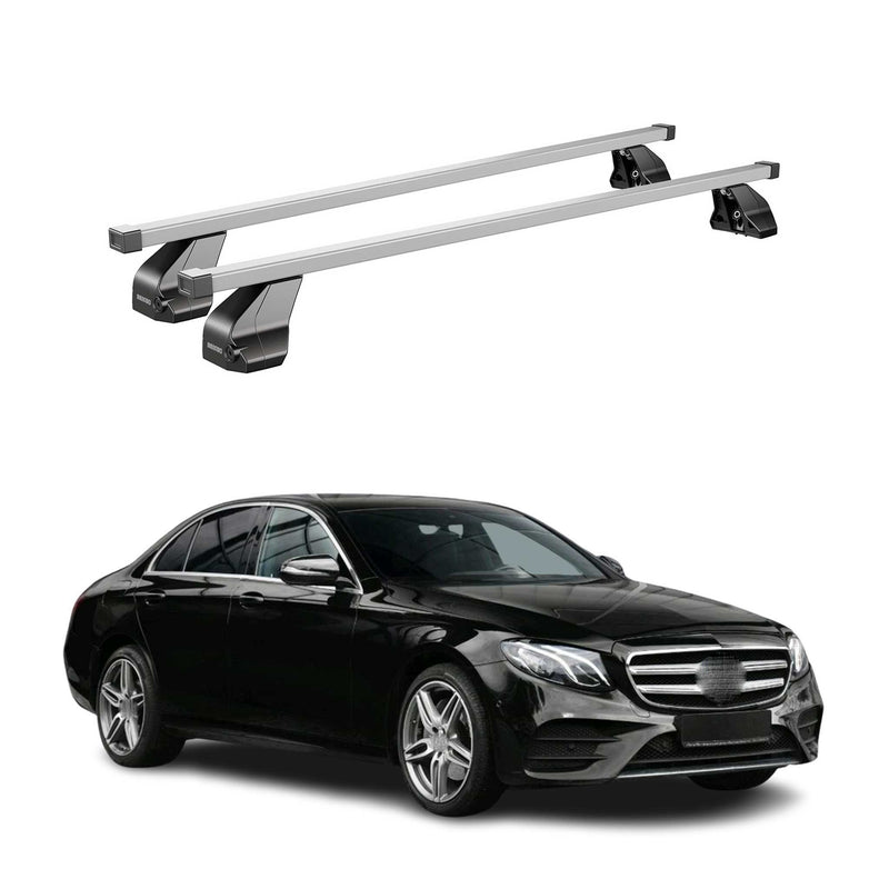 Portapacchi in acciaio Menabo per Mercedes Classe E W213 2016-2020 grigio