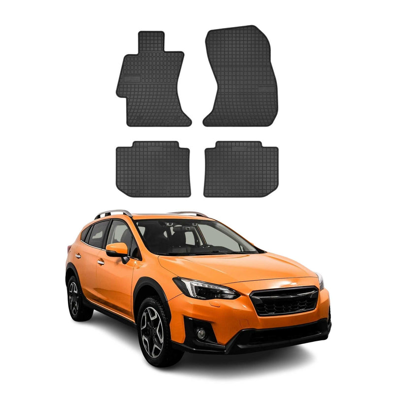 Tappetini Subaru XV 2011-2018 TPE Nero 4 pezzi