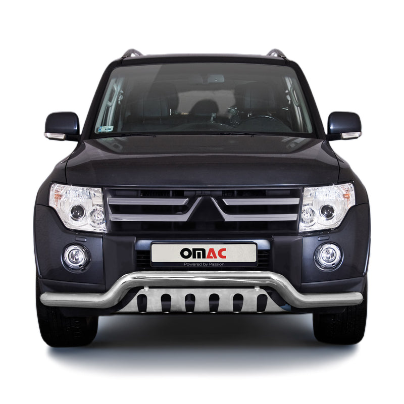 Protezione anteriore per Subaru Pajero 2007-2014 in acciaio inox ABE argento