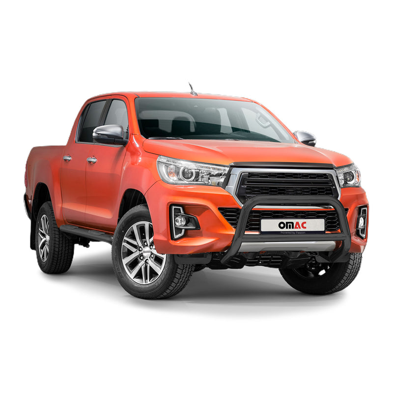 Protezione anteriore per Toyota Hilux 2018-2022 con ABE Nero