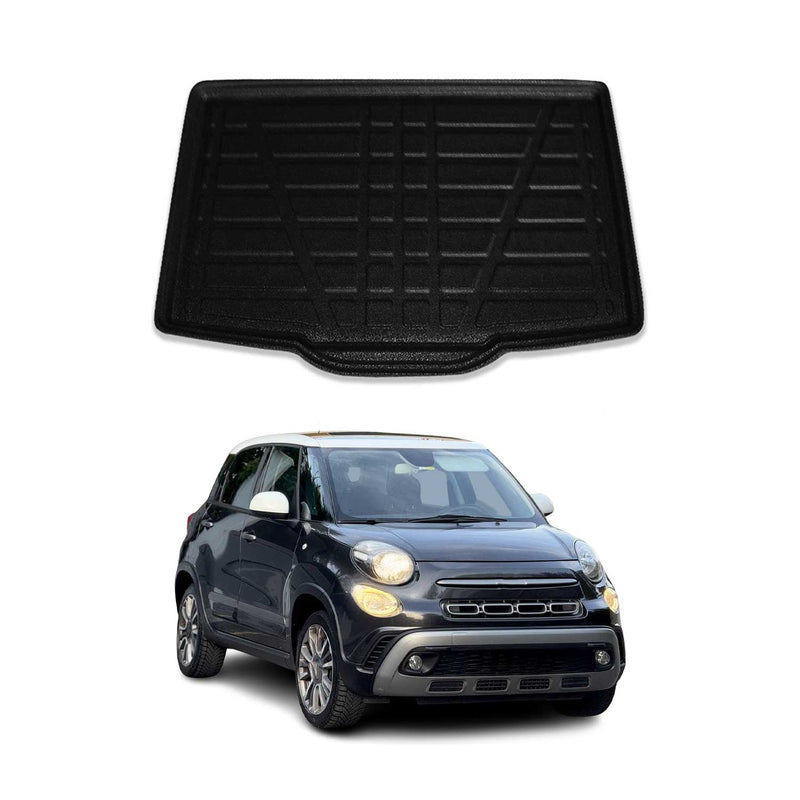 Vasca baule per Fiat 500L 2013-2018 Gomma TPE Nero