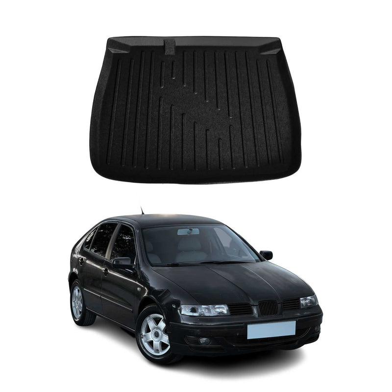 Vasca baule per Seat Leon 1999-2004 5 porte in gomma TPE nera