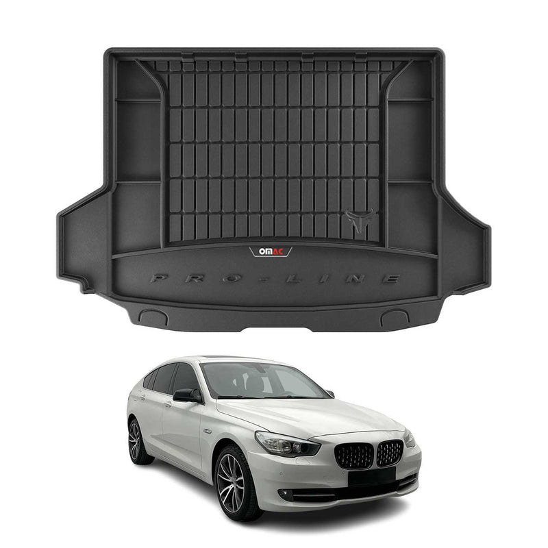 Vasca baule in gomma OMAC per BMW Serie 5 Gran Turismo F07 2009-2017 TPE Nero