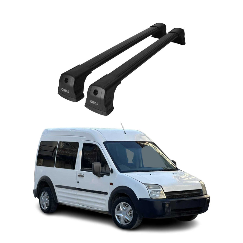 Portapacchi da tetto per Ford Transit Connect 2002-2014 alluminio nero