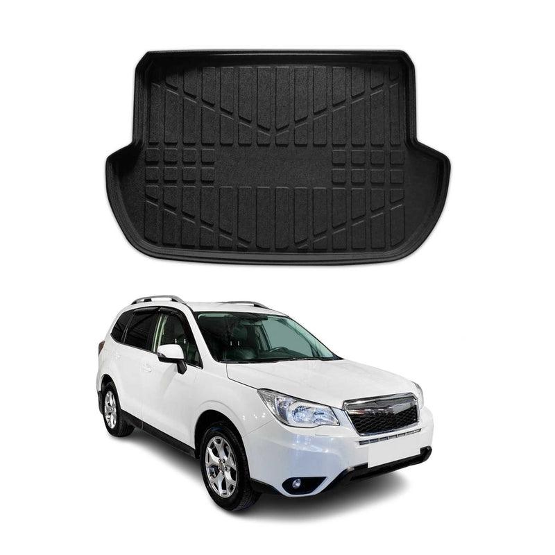 Vasca baule per Subaru Forester 2014-2018 in gomma TPE nera