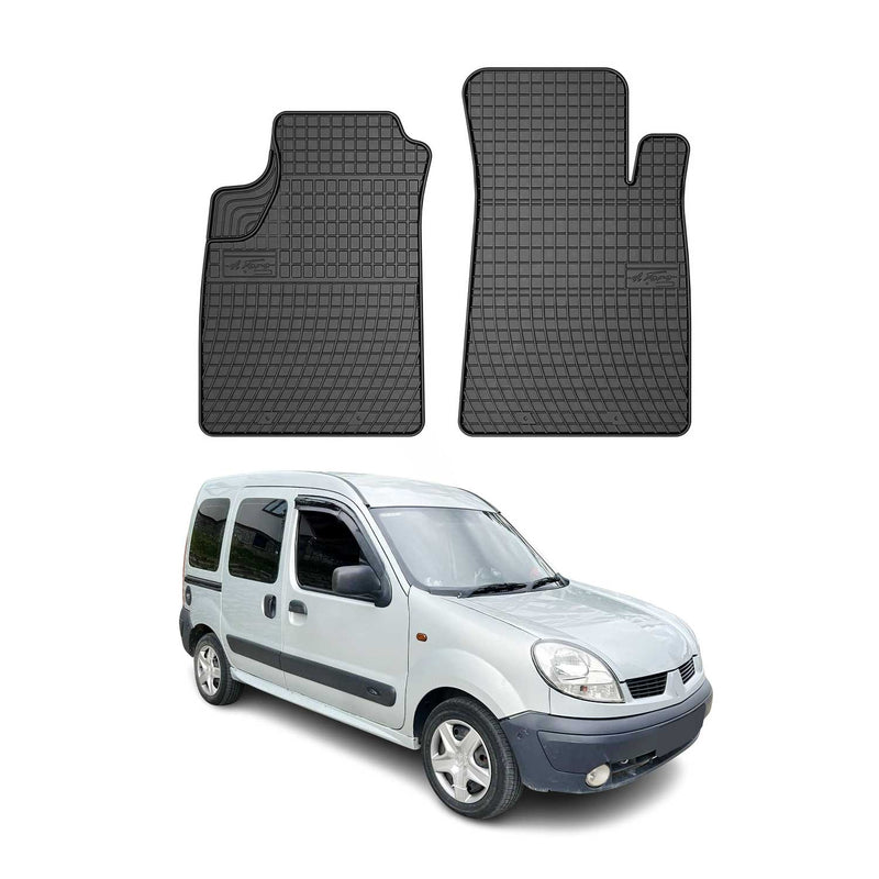 Tappetini in gomma Renault Kangoo 1998-2008 neri 2 pezzi